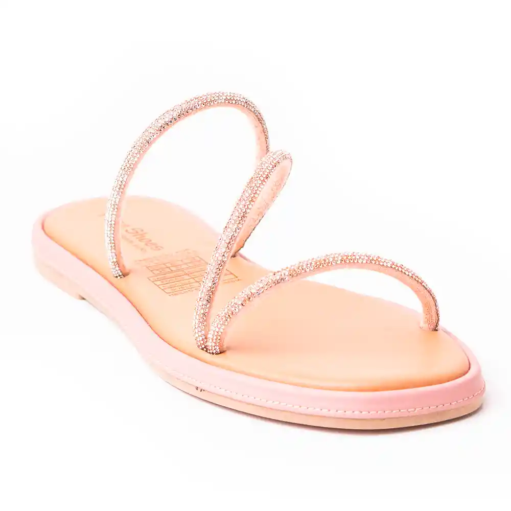Priceshoes Sandalias Planas Para Mujer 902h-05rosado