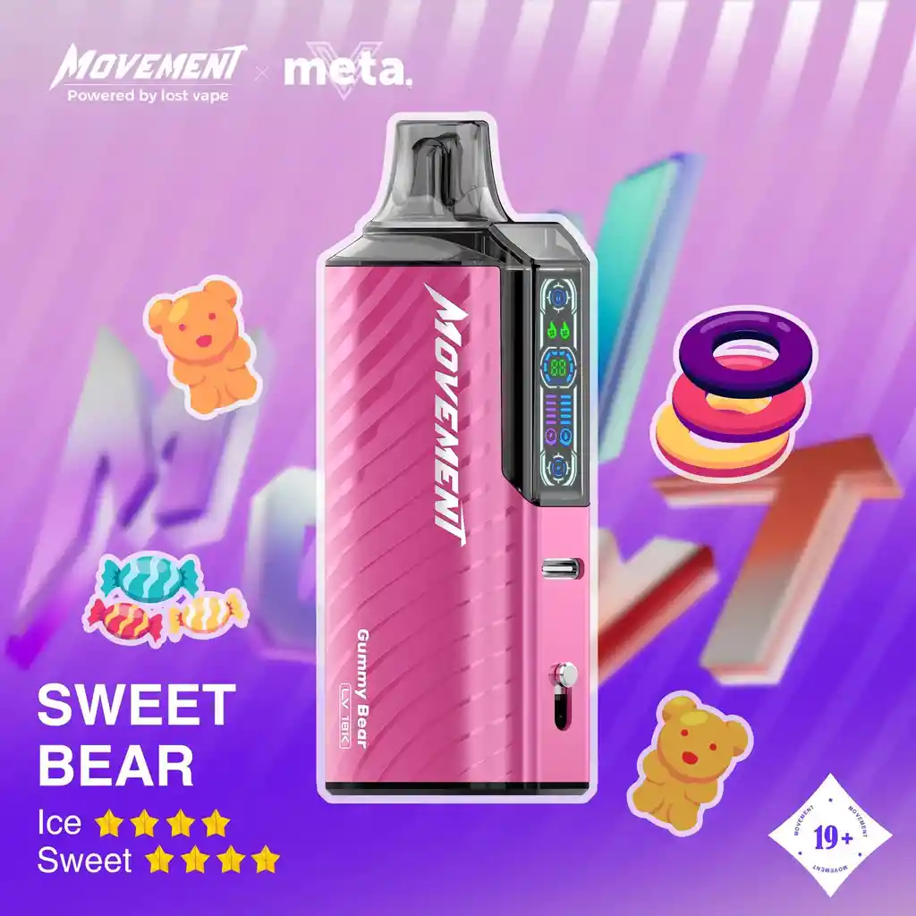 Movement Gummy Bear 18k Puff