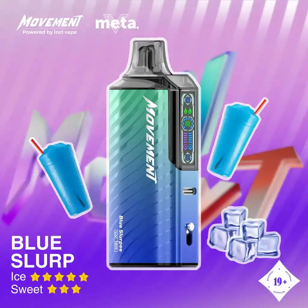 Movement Blue Slurpee 18k Puff