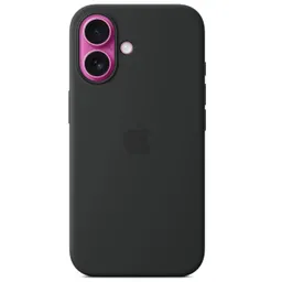 Estuche Silicona Iphone 16 Negro