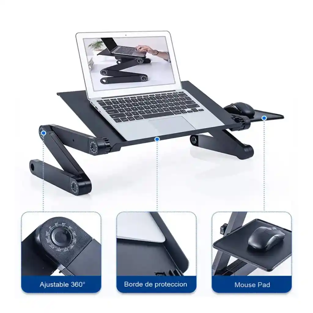 Mesa Refrigerante Multifuncional Plegable T8 Soporte Mouse
