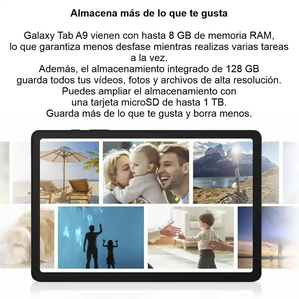 Tablet Samsung Galaxy Tab A9 Wifi 128gb /8gb 8.7'', Grafito