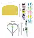 Kit Moldes Cortadores De Formas Pan Galletas Frutas Accesorios Para Loncheras Variadas Y Muy Divertidas