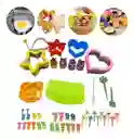 Kit Moldes Cortadores De Formas Pan Galletas Frutas Accesorios Para Loncheras Variadas Y Muy Divertidas