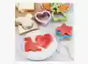Kit Moldes Cortadores De Formas Pan Galletas Frutas Accesorios Para Loncheras Variadas Y Muy Divertidas