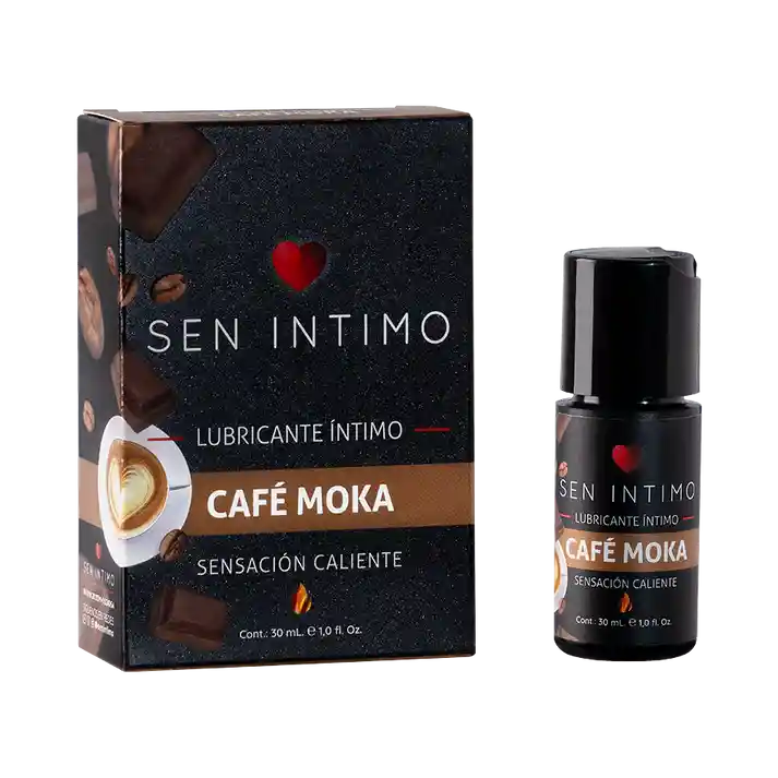 Lubricante Intimo Caliente Sabor Cafe Moka - Base Agua 30ml