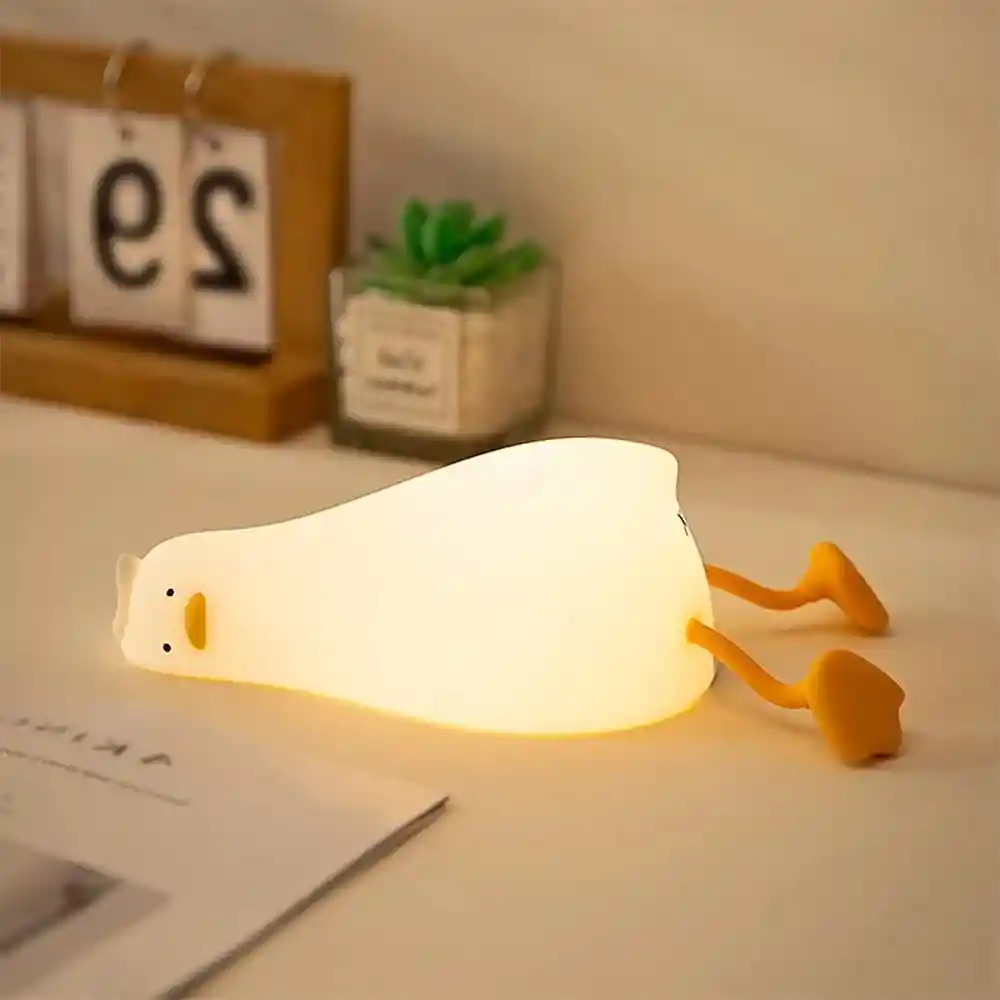 Lampara Silicona Pato Led Relajante