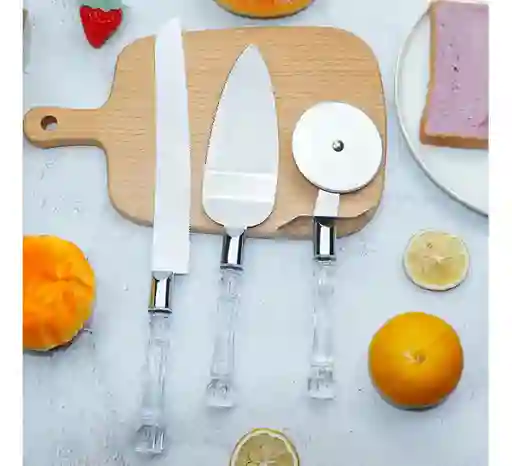 Set Utensilios Para Torta Cuchillos