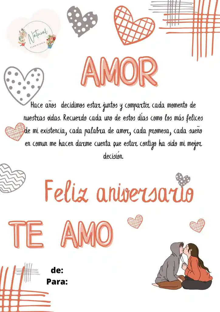 Tarjeta De Aniversario