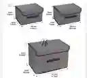 Cajas Organizadoras Tela Plegable X3 Unidades