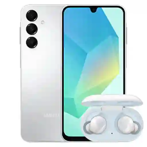 Celular Samusung A16 256gb 8gb Plateado + Audifonos Galaxy Buds