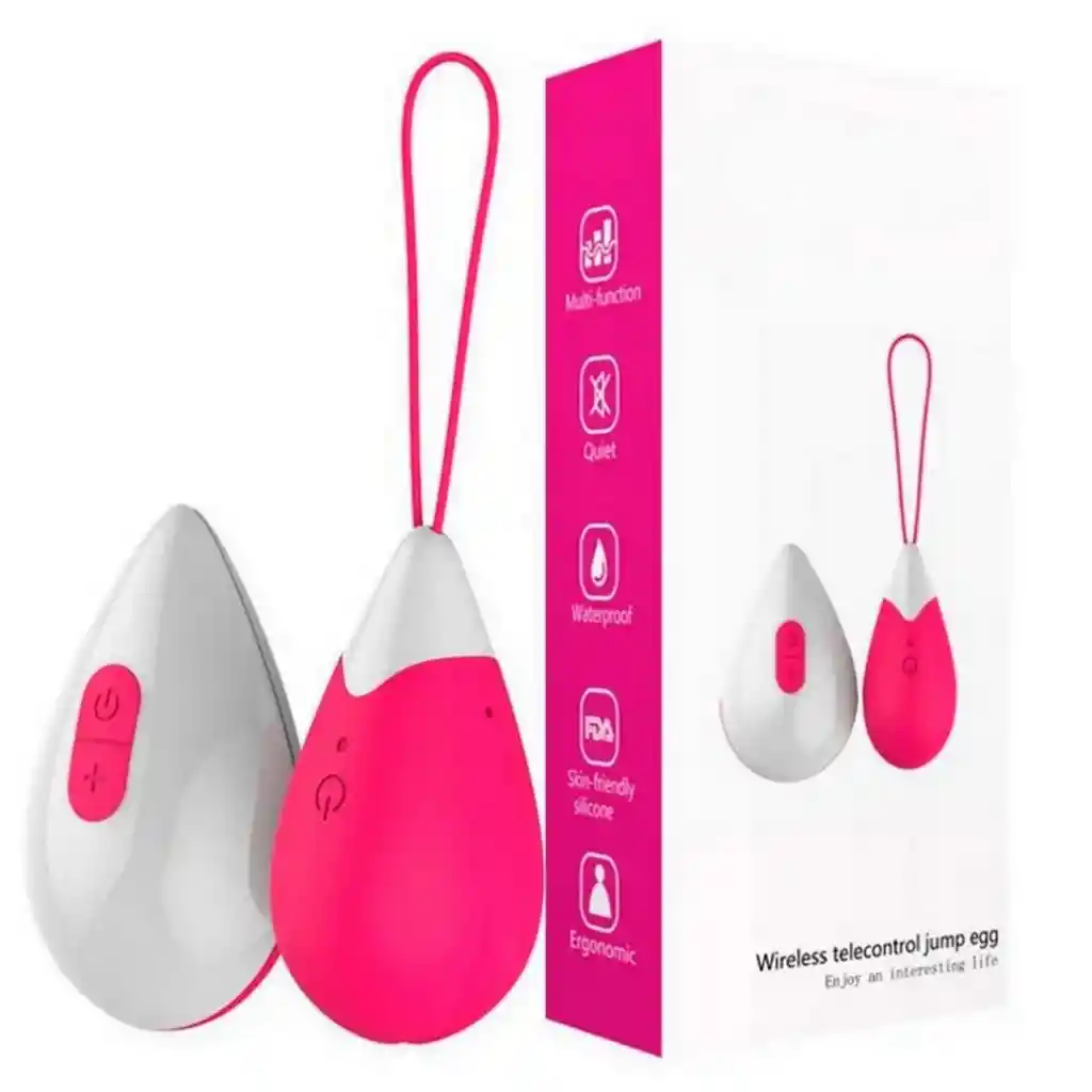 Vibrador Huevo Recargable Control Juguete Punto G 26495-13