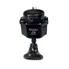 Ducha Electrica Dirigible Con Selector Manual Negra De 120v Kontiki