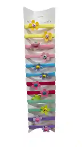 Chulos X12 Set De Ligas Para El Cabello