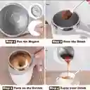 Taza Mug Magnetica Batidora Mezcladora 450ml Recargable
