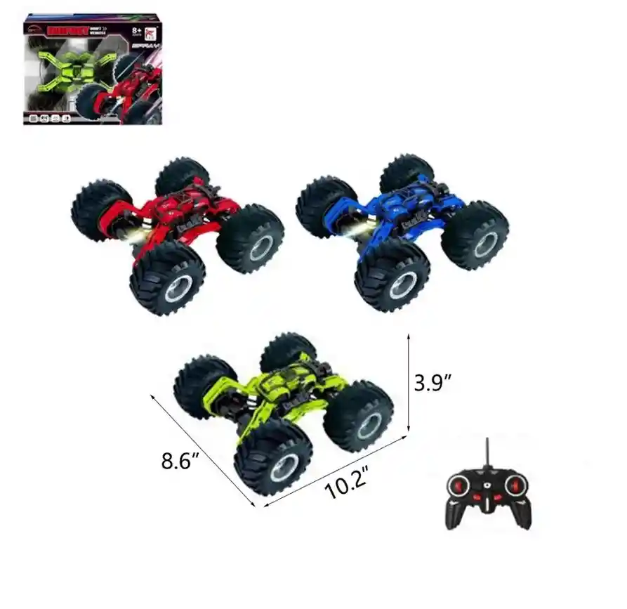 Carro Todoterreno Con Luces + Sonido + Vapor A Control Remoto