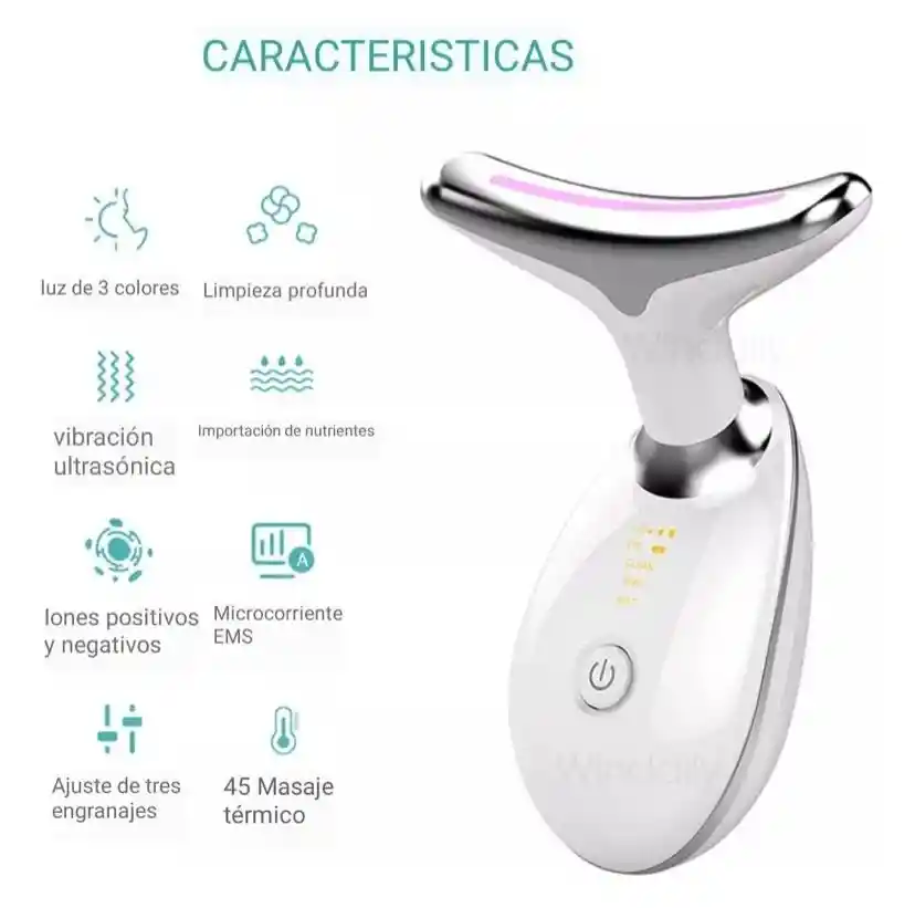 Masajeador Facial Reductor Arrugas Y Papada Recargable