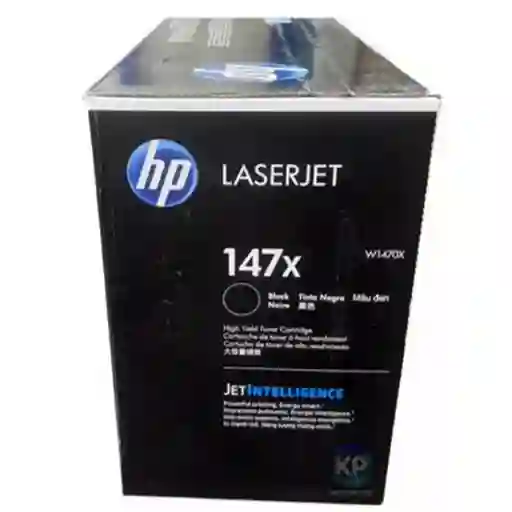 Cartucho Original De Tóner Hp 147x De Alto Rendimiento, 25.200 Páginas Negro
