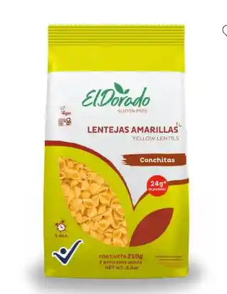 Conchitas De Lenteja Amarilla 250 G El Dorado