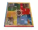 Parqués Magnético Plegable Doble Cara 6 Y 4 Puestos 35x35