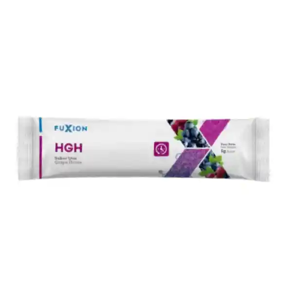 Hgh | Sachets X1 Unidad | Fuxion | Bebida Natural De Aminoácidos Y Antioxidantes | Resveratrol | Mejora Funcionamiento Hormonal