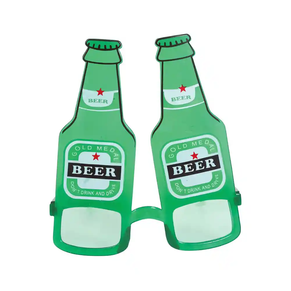 Gafas Beer Verdes X 1 Und