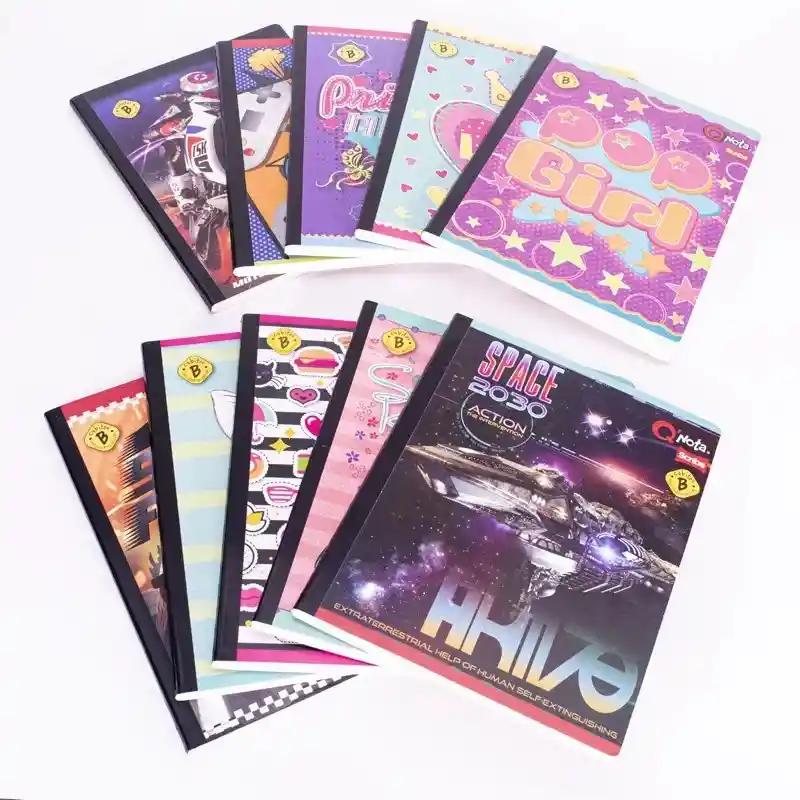Cuaderno Cuadriculado Tipo B Diseño Niña X 1 Und