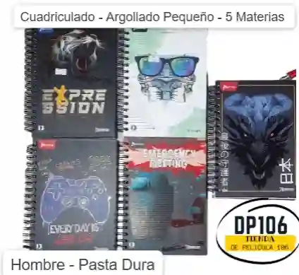 Cuaderno 5 Materias Pequeño Hombre