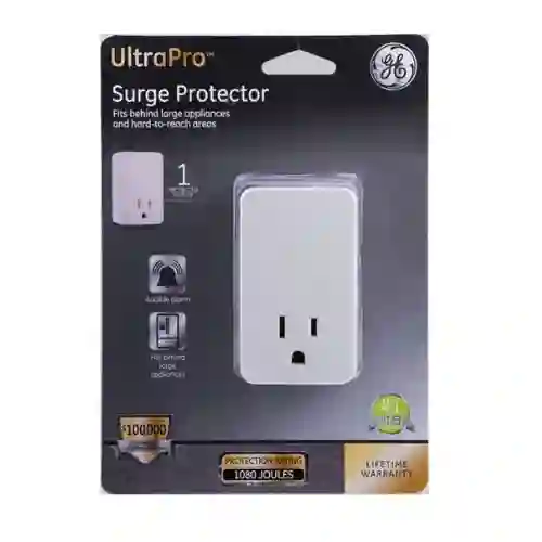 ⚡supresor De Voltaje General Electric De Pared, Una Salida 1080 Joules 38124⚡