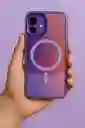Carcasa Estuche Case Para Iphone 14 Pro Max Tornasol Morado + Manilla Gratis