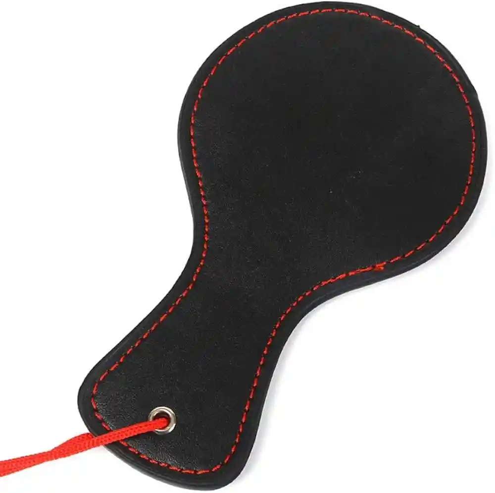 Paleta Mini Para Nalgadas En Cuerina Negro Bdsm Sado
