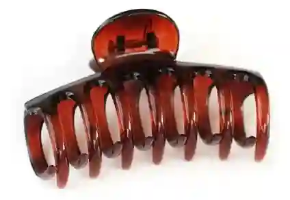 Caiman Hebilla Para El Cabello Carey Grande