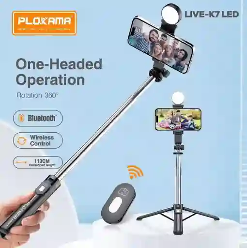 Plokama Live K7 Led Tripod