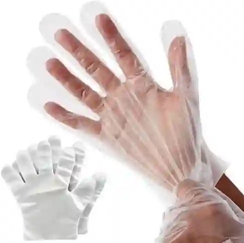 Guantes Desechable Para Aplicar Tinte - Transparente