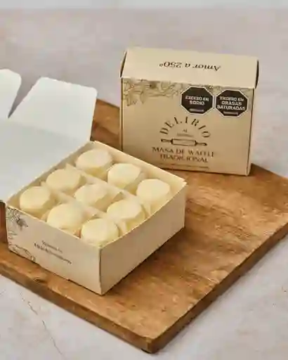 Masa De Waffle Tradicional Congelada
