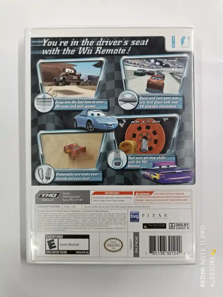 Juego Original Cars Para Nintendo Wii