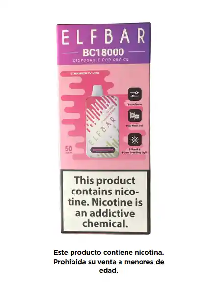 Elfbar Bc 18.000 Puffs Strawberry Kiwi