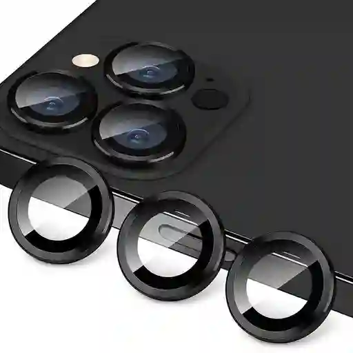 Protector De Lente Camaras X 3 Negros Iphone 13 Pro/ 13 Pro Max
