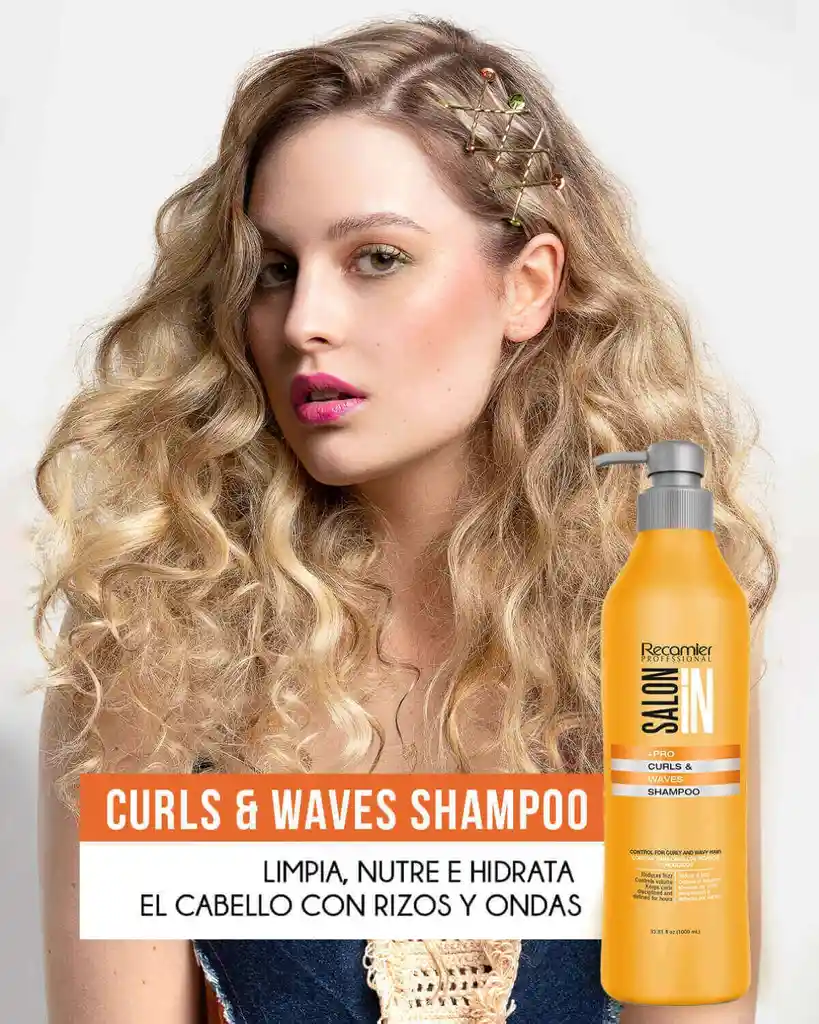Shampoo Curls Waves Salon In 1000 Ml