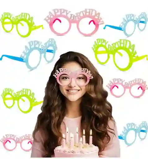 Gafa Happy Birthday Roja
