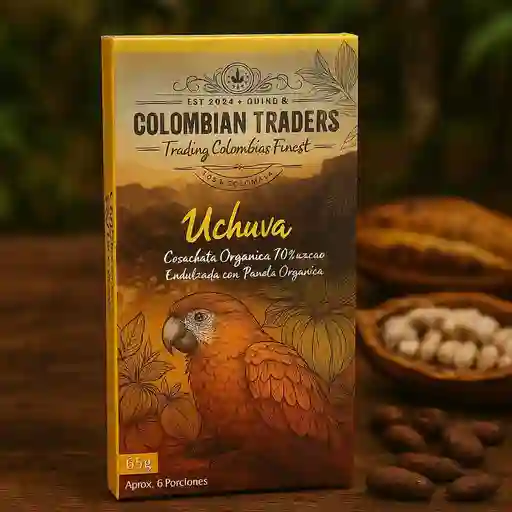 Chocolatina Artesanal 70% Con Uchuva