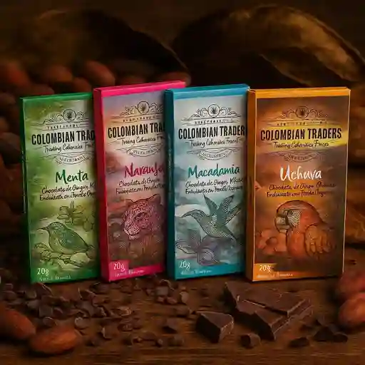 Paquete Surtido X 10 Colección Gourmet Chocolatinas 70% Cacao