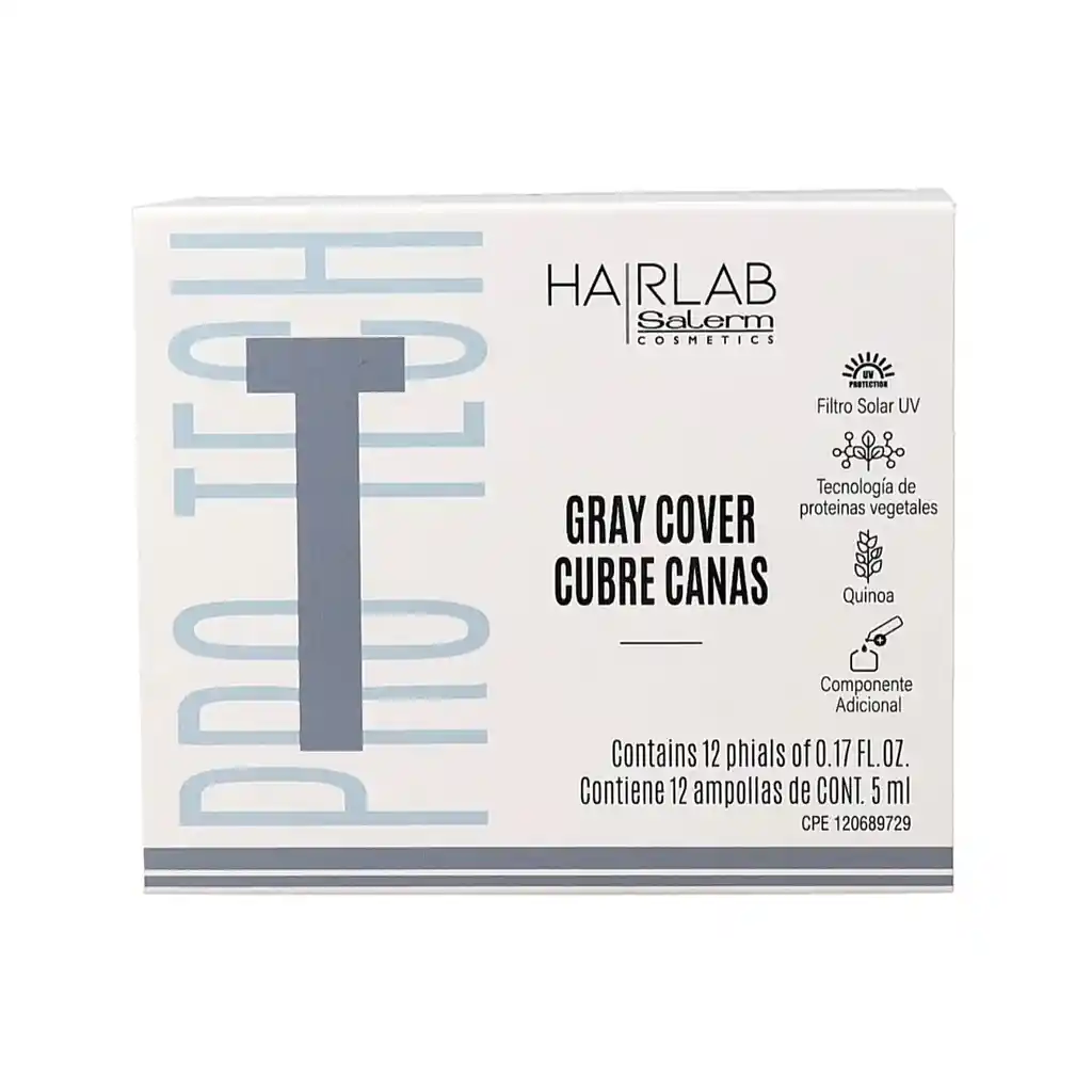 Ampollas Gray Cover Cubre Canas De Salerm 5ml