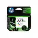 Combo Tinta Hp 667xl Negra + 667xl Tricolor