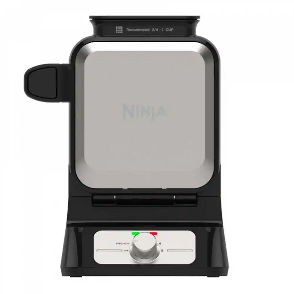 Waflera Belga Ninja Vertical Cuadrada Plateado 1000 W