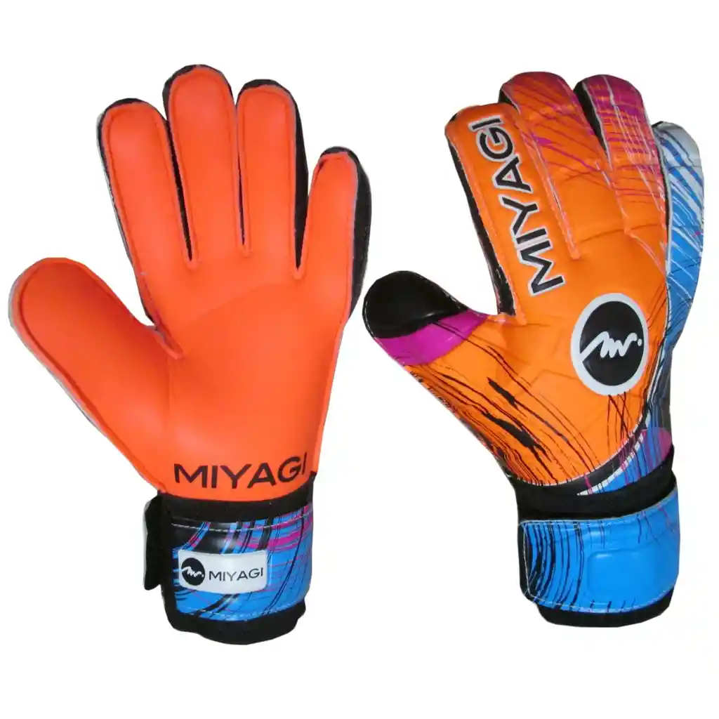 Guante Arquero Latex Mg007-1 Naranja Talla 9