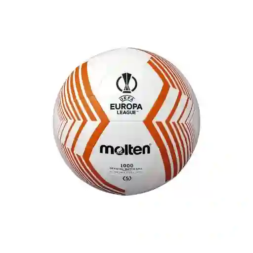 Balon Mini 14cm Futbol Molten Uefa F1u1000-23 Blanco Talla 1