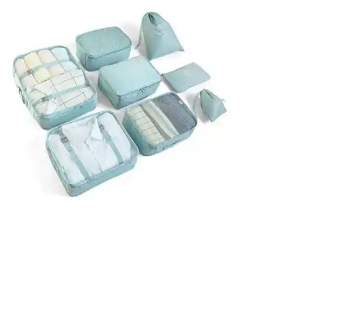 Set Organizador De Viaje 8 Piezas 8pcs