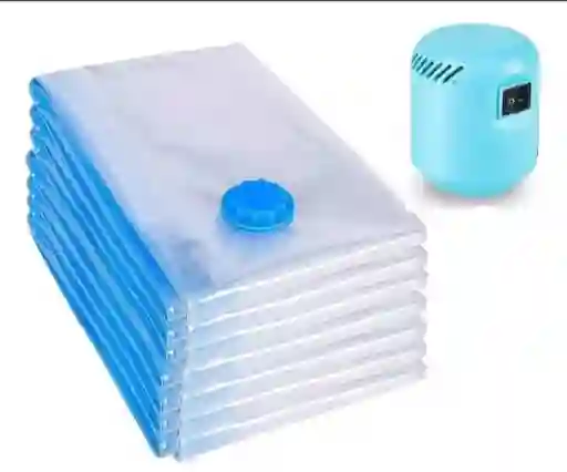 5 Bolsas Ahorradoras De Espacio Al Vacio 100x70 Bomba Electectrica