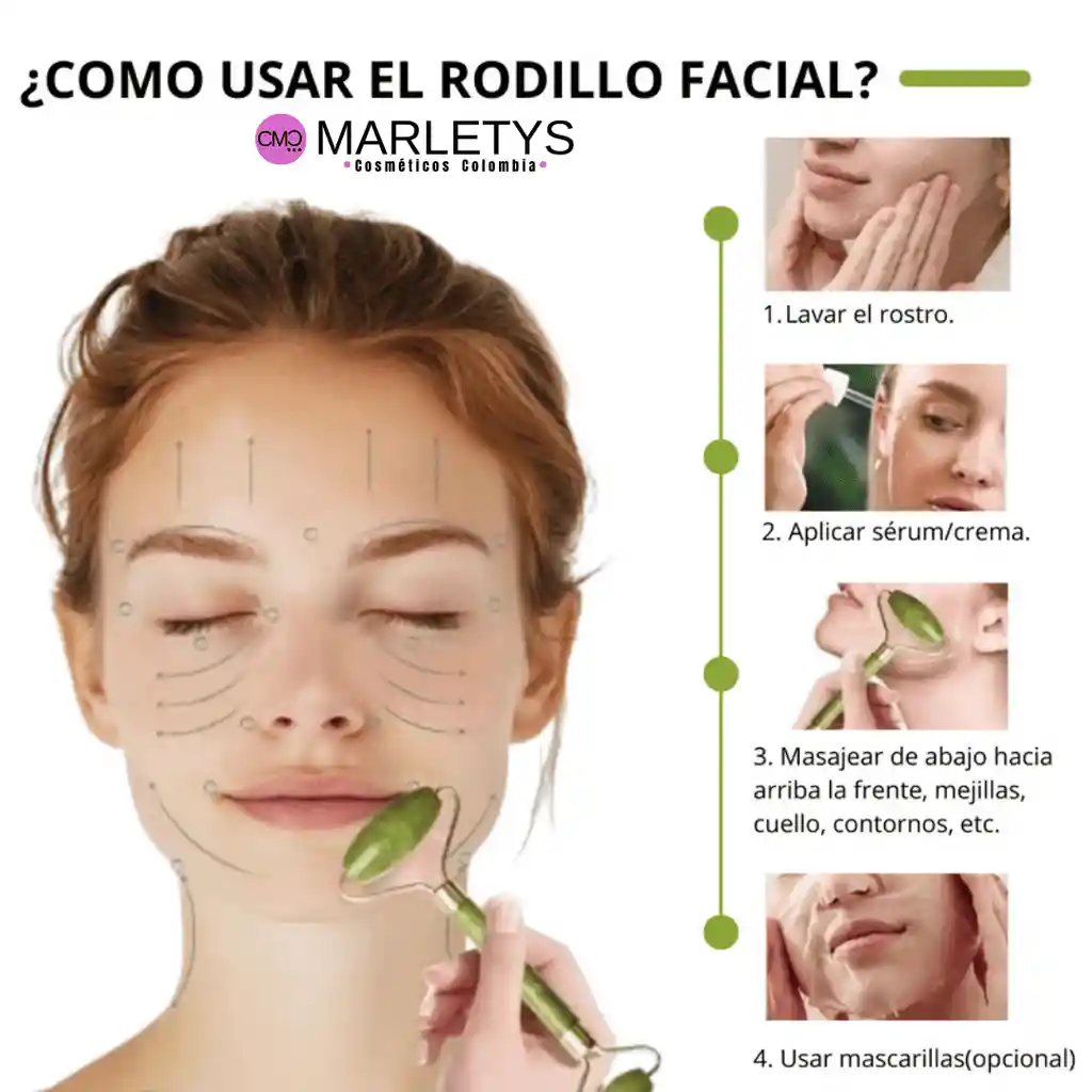 Rodillo Guasha Jade
